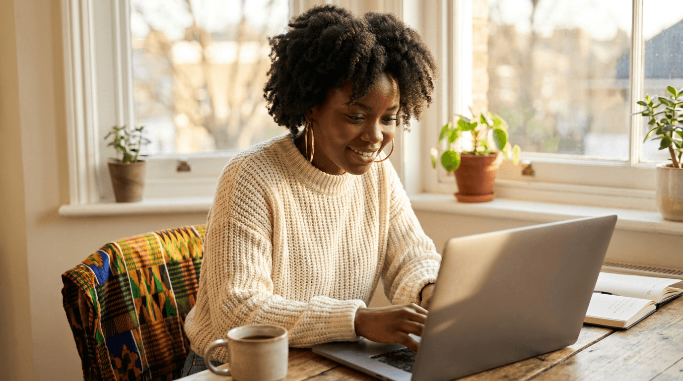 Founder preparing an online business launch